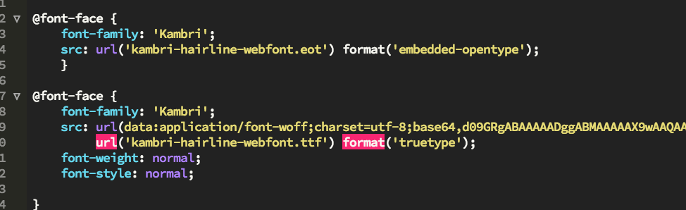 About Webfonts